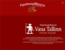 Tablet Screenshot of piparkoogimaania.ee
